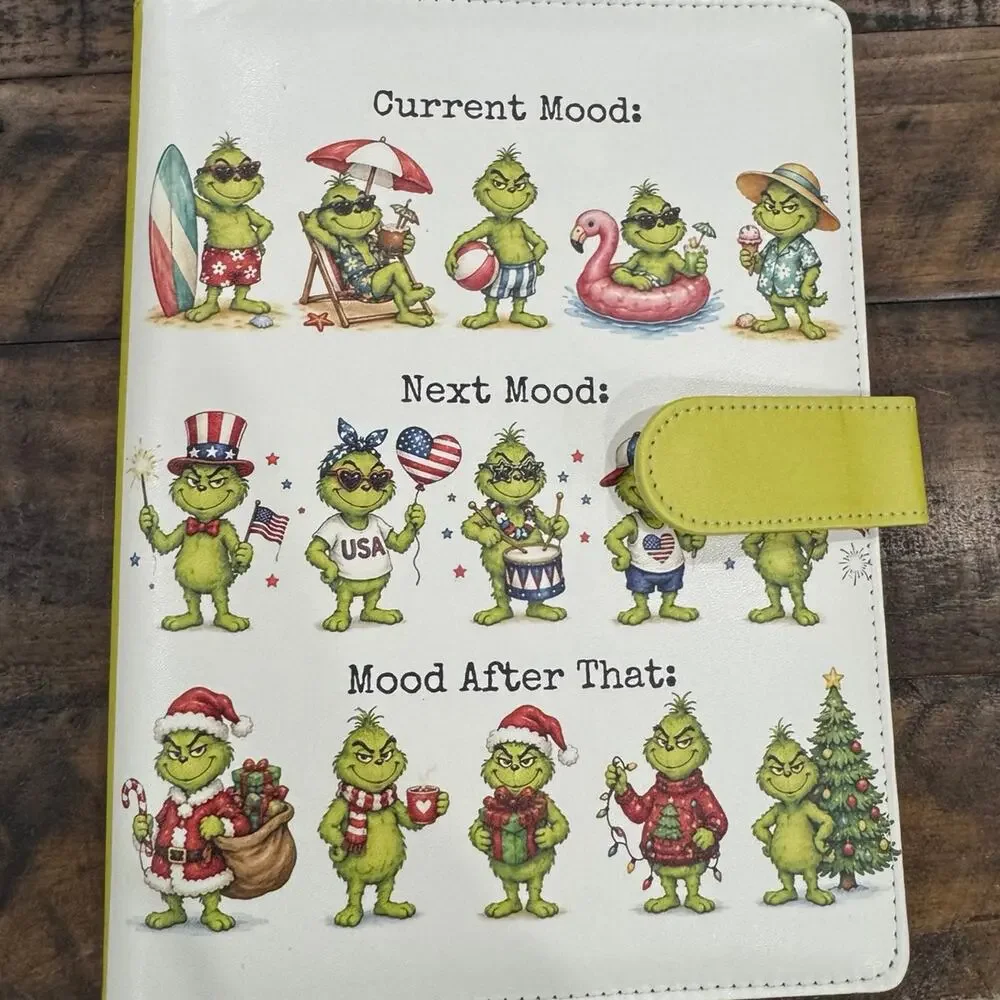 The Grinch A5 Binder